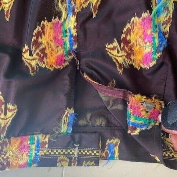 ⭐️sold⭐️Ultra Ozbek Skirt - Eyelash Appliqué & Pockets. - Picture 9 of 10